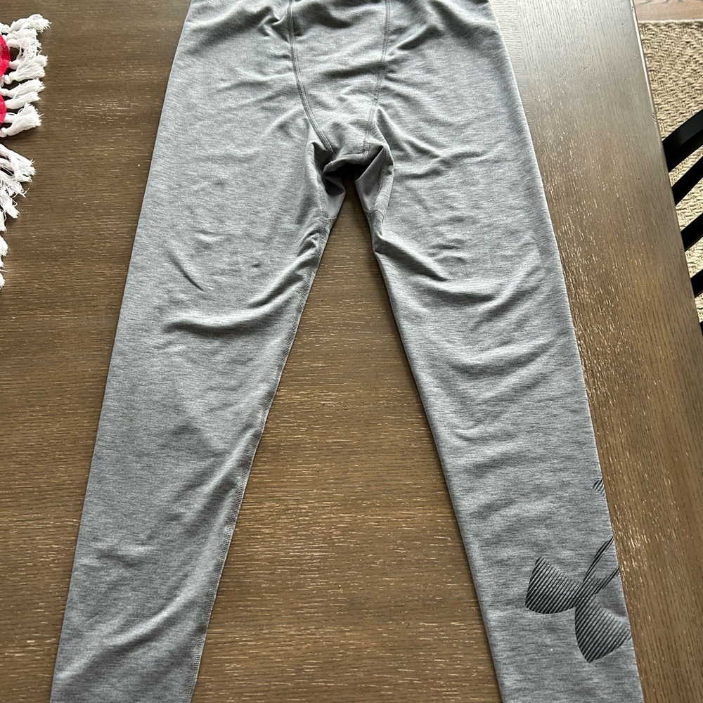 Under Armour Kids Charcoal coldgear compression leggings